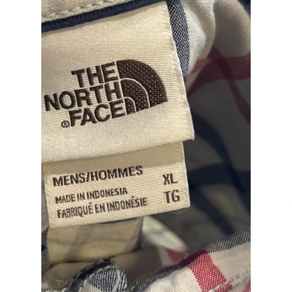 The North Face Gorpcore Plaid Button Down Shirt XL Outdoor Utility Rugged Grey